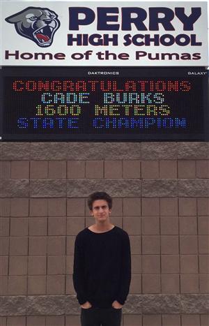 Cade Burks State 1600 Meter Champion 2016 